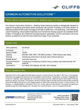 Cannon Automotive Solutions -- Bowling Green